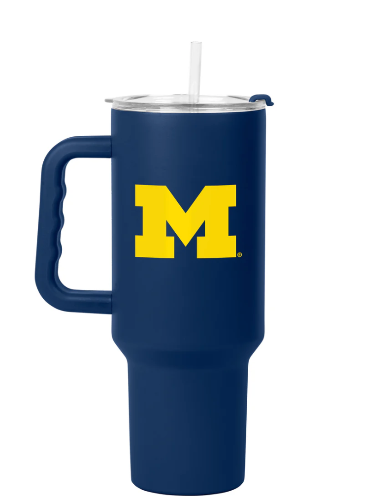Logo Brands 40 oz Flipside Powder Coat Tumbler – Royal NY