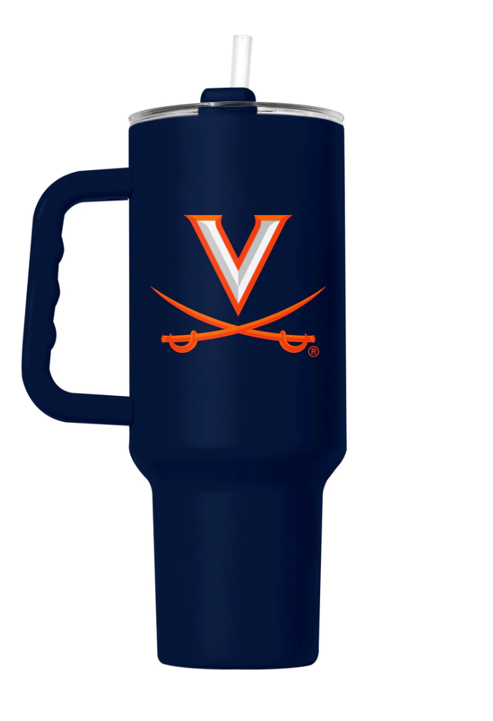 Logo Brands 40 oz Flipside Powder Coat Tumbler – Royal NY