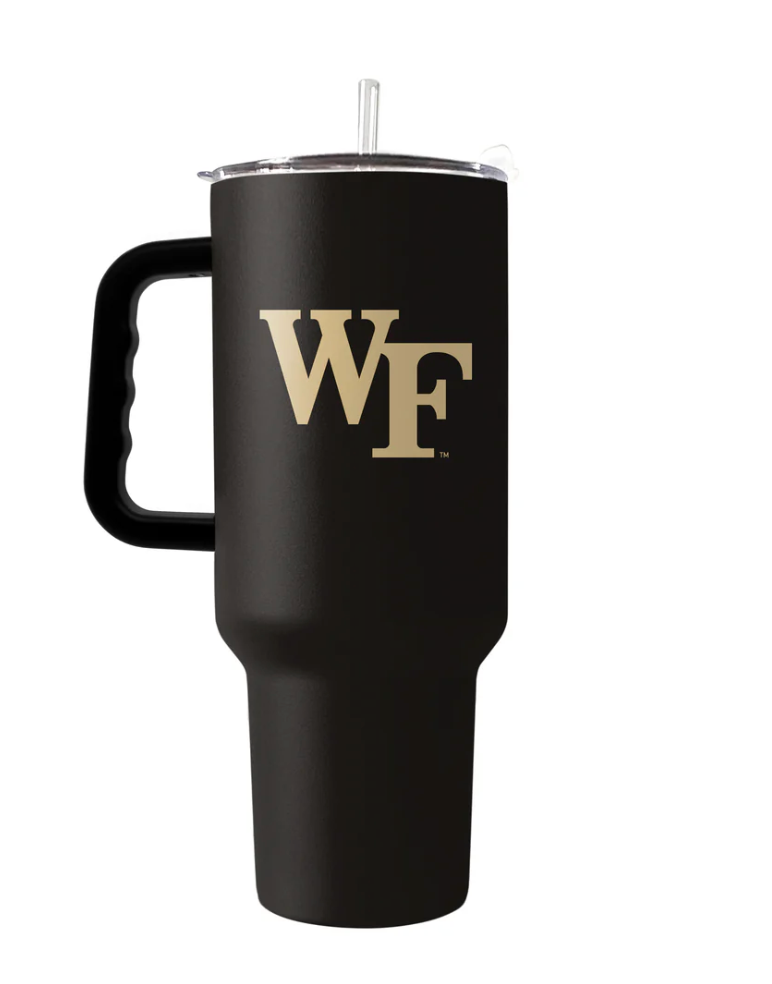 Logo Brands 40 oz Flipside Powder Coat Tumbler – Royal NY